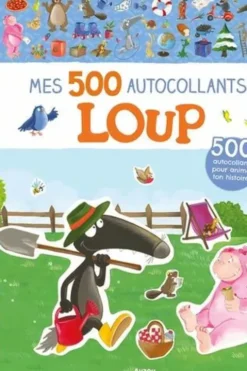 Mes 500 autocollants Loup, Orianne Lallemand