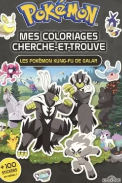 Mes coloriages cherche-et-trouve Pokémon. Les Pokémon Kung-Fu de Galar, Dragon d'or