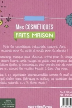 Mes cosmétiques faits maison, Merci les livres