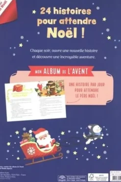 Mes 24 histoires de Noël. Mon album de l'Avent, Auzou