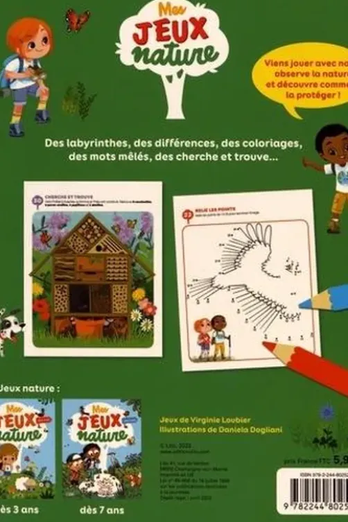 Mes jeux nature, Virginie Loubier