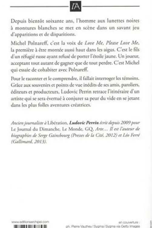Michel Polnareff. Un prince en otage, Ludovic Perrin