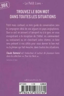 Mini guide de conversation anglais, Claude Raimond
