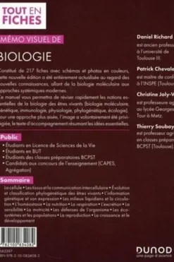 Mémo visuel de biologie. 5e édition, Daniel Richard