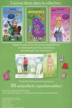 Mode bohème. + de 80 autocollants vinyle repositionnables !, Agnieszka Niedzwiadek