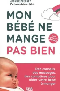 Mon bébé ne mange pas. De la naissance à 6 mois, des conseils, des massages, des comptines pour aider votre enfant à manger, @orthophodrey