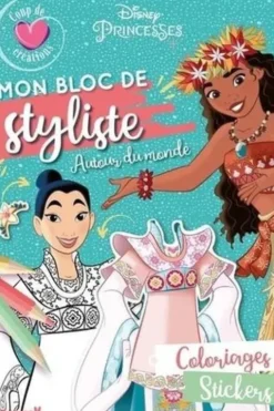Mon bloc de styliste Disney Princesses. Autour du monde, Hemma