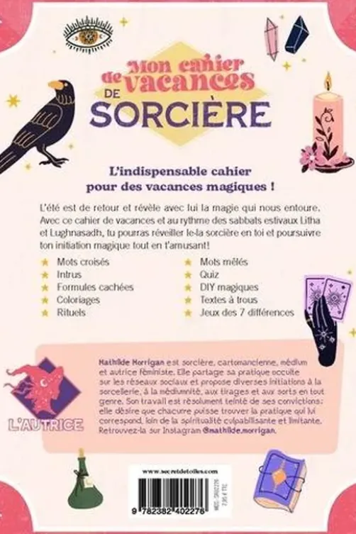 Mon cahier de vacances de sorcière, Mathilde Morrigan