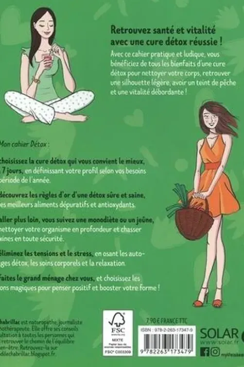 Mon cahier détox, Odile Chabrillac