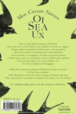 Mon carnet nature oiseaux, Agnès Guillaumin