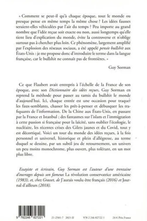 Mon dictionnaire du Bullshit, Guy Sorman