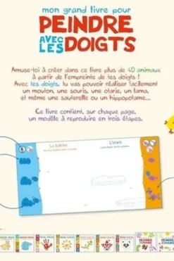 Mon grand livre pour peindre avec les doigts, Maïté Balart
