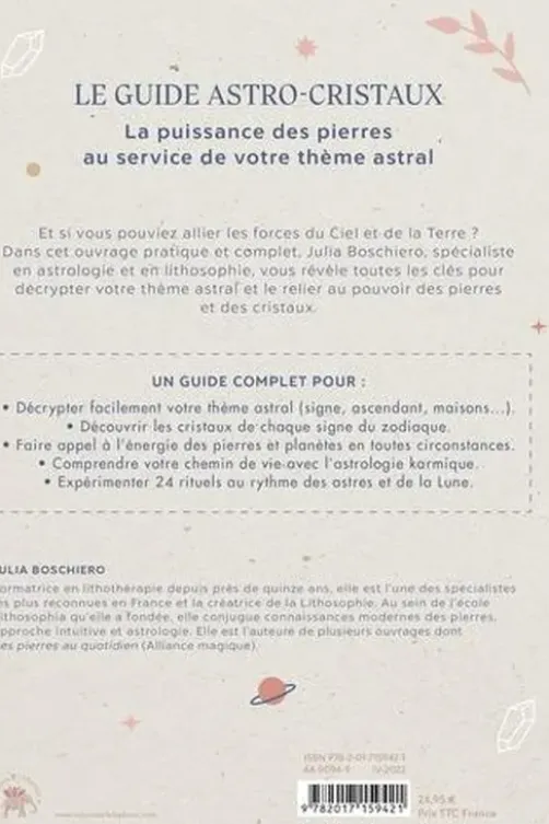 Mon guide astro et cristaux, Julia Boschiero