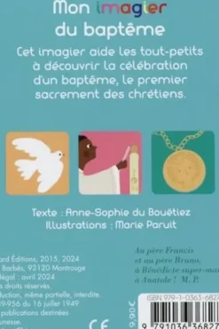 Mon imagier du baptême, Marie Paruit