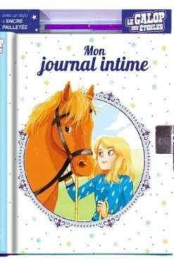 Mon journal intime Le galop des étoiles. Avec un stylo à encre pailletée, N. M. Zimmermann
