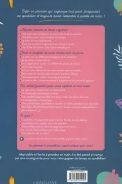 Mon planner de professeur des écoles. Avec un carnet d'évaluation, une pochette transparente et des stickers, Edition 2024-2025, Maîtresse P