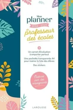 Mon planner de professeur des écoles. Avec un carnet d'évaluation, une pochette transparente et des stickers, Edition 2024-2025, Maîtresse P