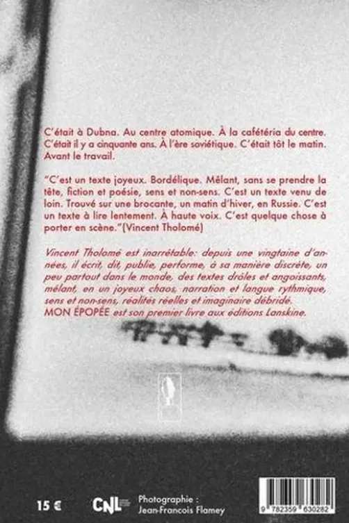 Mon épopée, Vincent Tholomé