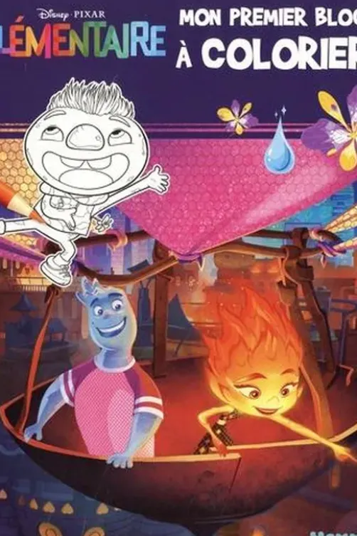 Mon premier bloc à colorier Elémentaire, Disney Pixar