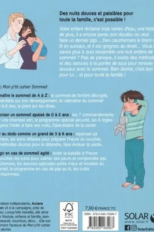 Mon p'tit cahier sommeil, Auriane Hamon