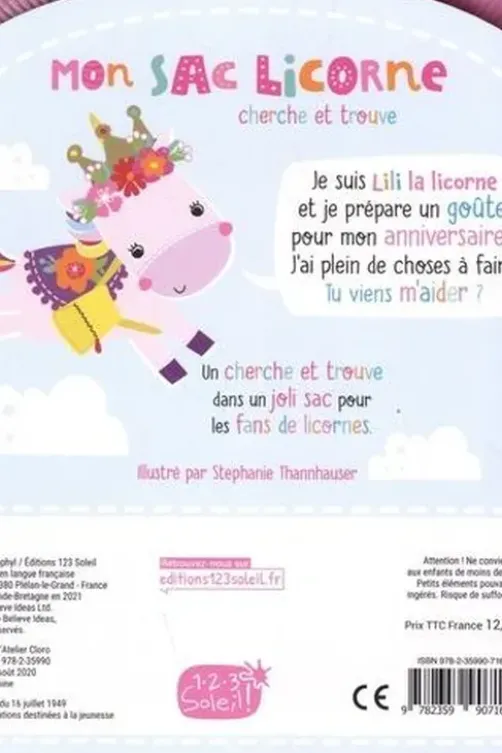 Mon sac licorne. Cherche et trouve, Stephanie Thannhauser