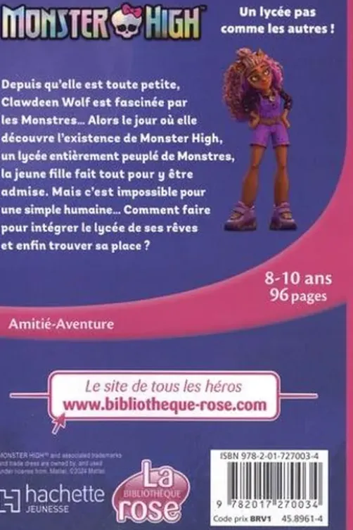 Monster High Tome 1 : Un lycée pas comme les autres !, Mattel