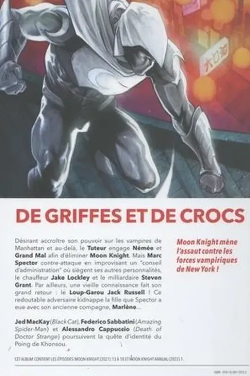 Moon Knight Tome 3 : Sain d'esprit... ou presque, Jed MacKay