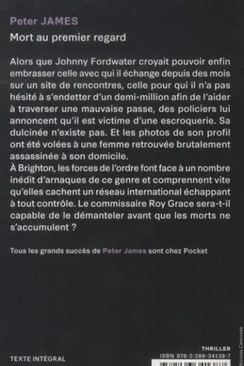Mort au premier regard, Peter James