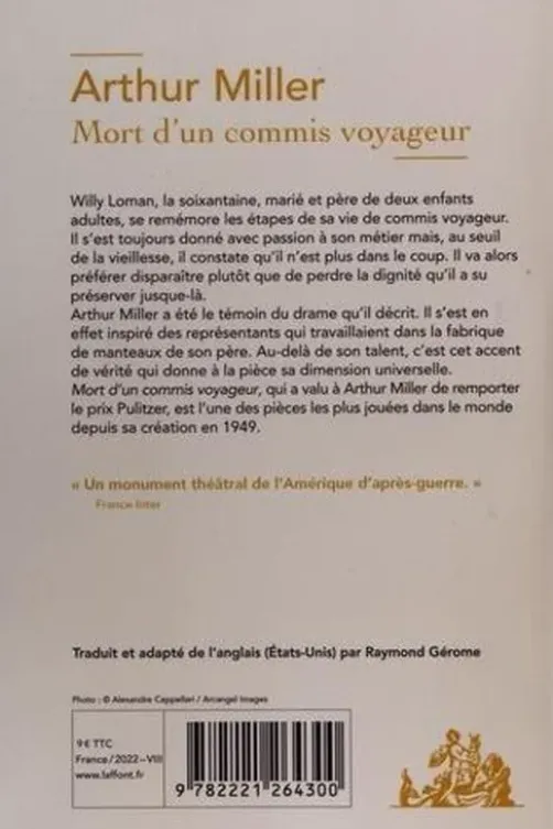 Mort d'un commis voyageur, Arthur Miller