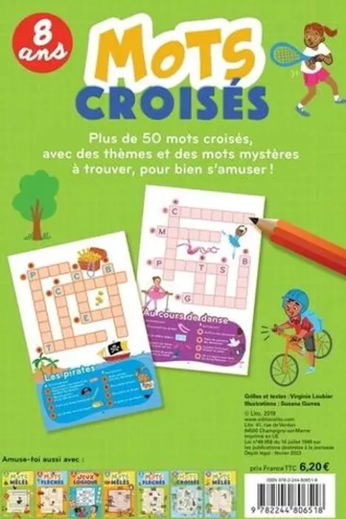 Mots croisés 8 ans, Virginie Loubier