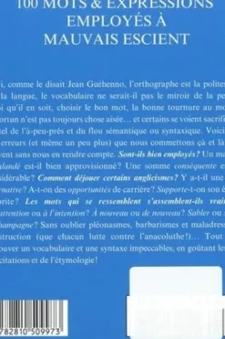100 mots & expressions employés à mauvais escient, Julien Soulié