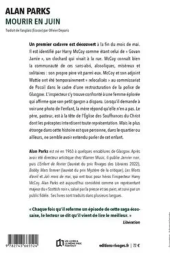 Mourir en juin, Alan Parks