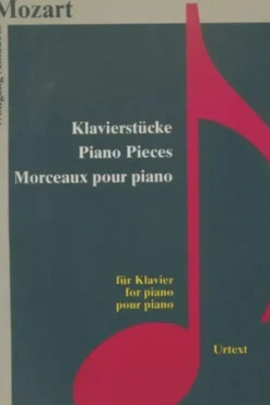 Mozart : Morceaux pour piano, Inconnu