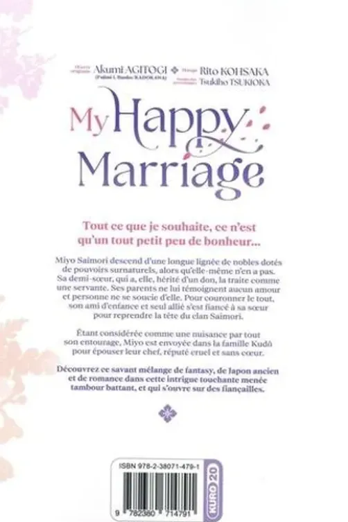 My happy marriage Tome 1, Akumi Agitogi