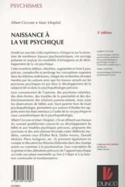 Naissance à la vie psychique. 3e édition, Albert Ciccone