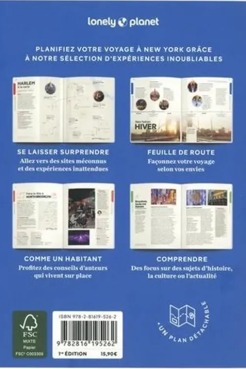 New York. Avec 1 Plan détachable, Harmony Difo
