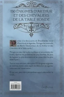 150 énigmes d'Arthur et des chevaliers de la Table Ronde, Sandra Lebrun