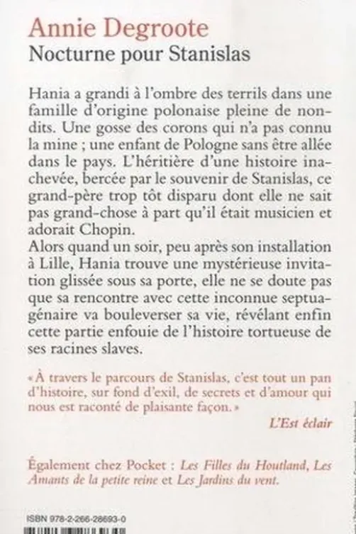 Nocturne pour Stanislas, Annie Degroote