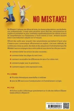 No mistake ! B1-B2. Comment éviter les pièges de l'anglais à l'écrit et à l'oral ?, Daniel Rodd