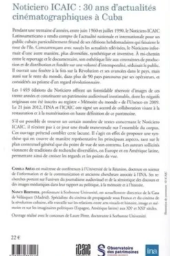 Noticiero ICAIC : 30 ans d'actualités cinématographiques à Cuba, Nancy Berthier
