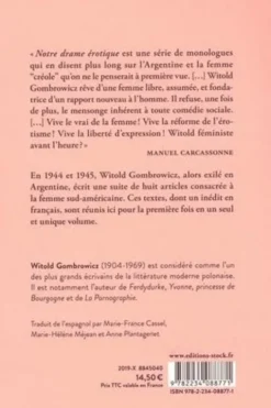 Notre drame érotique, Witold Gombrowicz