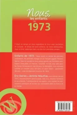 Nous, les enfants de 1973. De la naissance à l'âge adulte, 15e édition, Eric Daries