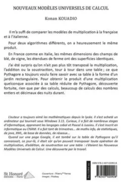 Nouveaux modèles universels de calcul, Konan Kouadio