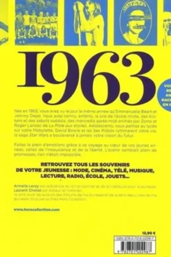Nés en 1963, le livre de ma jeunesse. Tous les souvenirs de mon enfance et de mon adolescence, Armelle Leroy