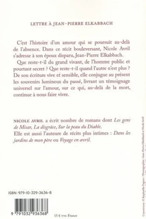 Octobre, Nicole Avril