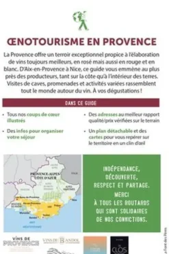 Oenotourisme en Provence, Le Routard