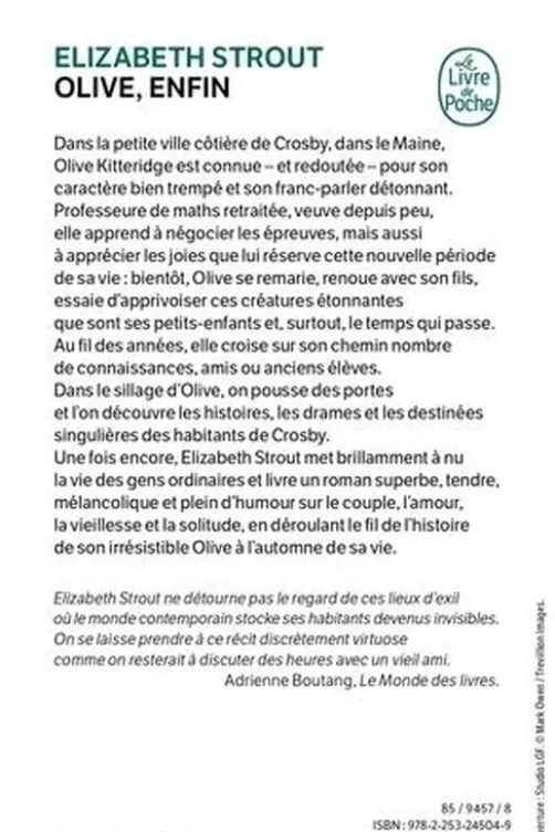 Olive, enfin, Elizabeth Strout