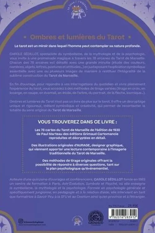 Ombres & lumières du Tarot, Carole Sédillot