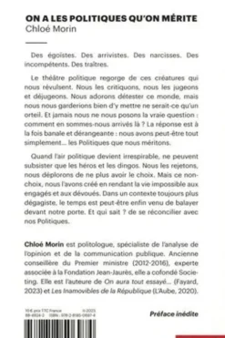 On a les Politiques qu'on mérite, Chloé Morin
