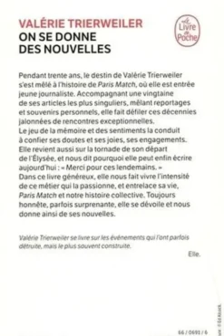 On se donne des nouvelles, Valérie Trierweiler